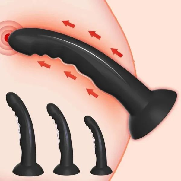 plug anal flexible con ventosa tpe