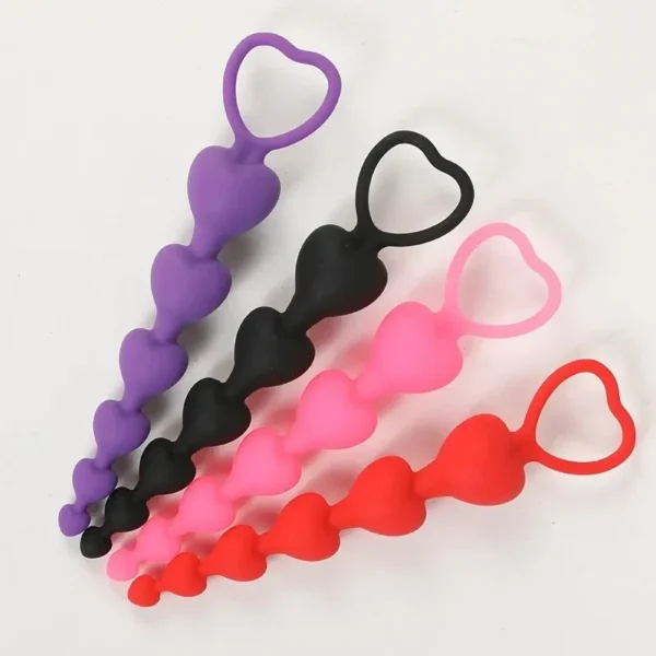 plug anal forma corazón para placer