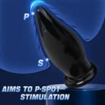 plug anal gigante para placer prostático