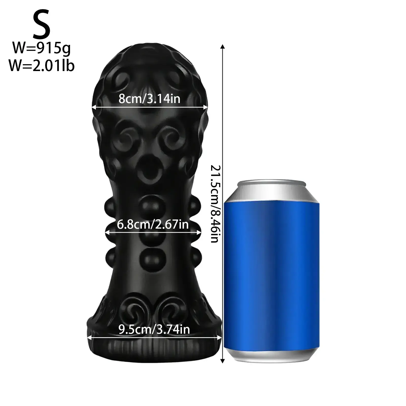 plug anal grande de plastico fantasia