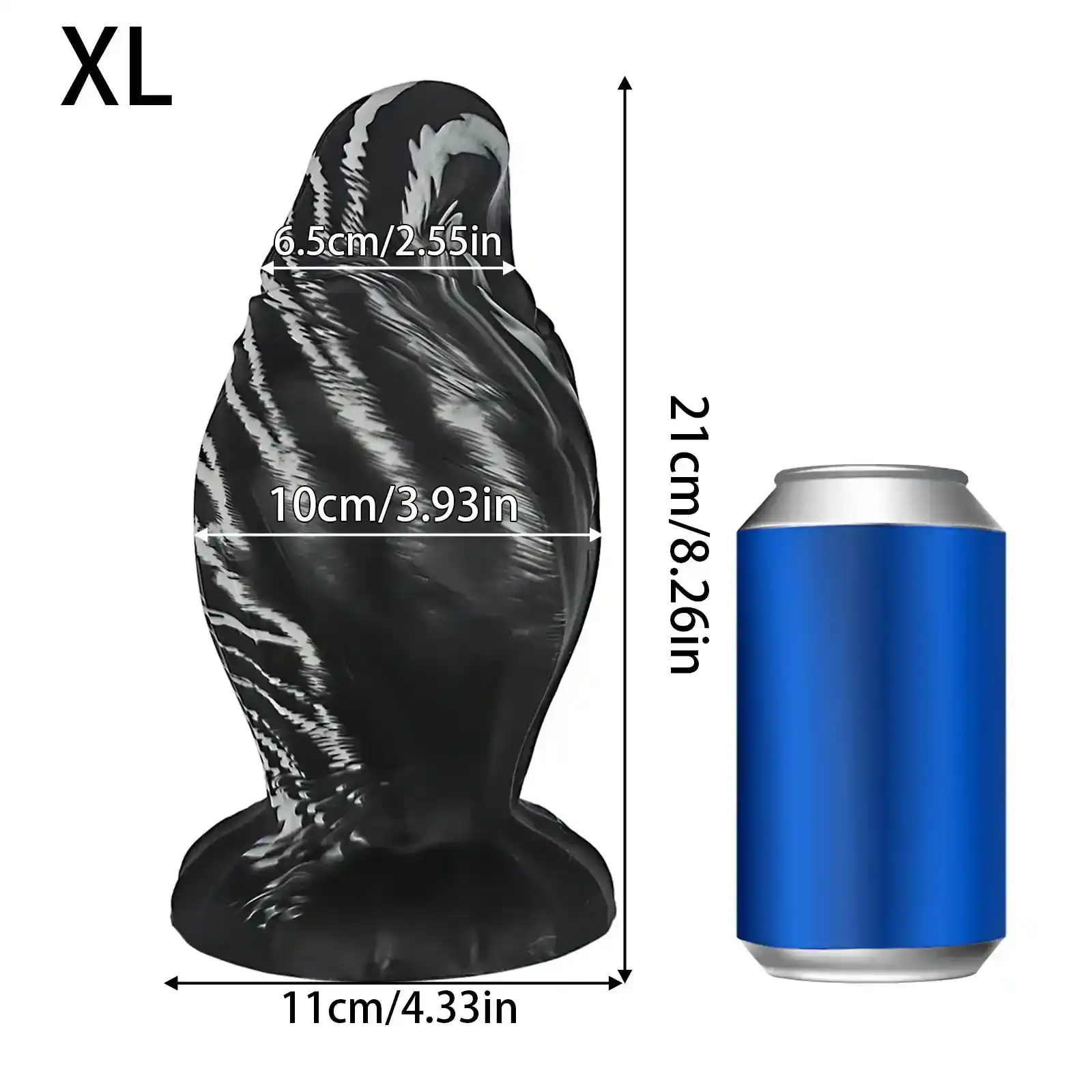 plug anal grande silicona liquida