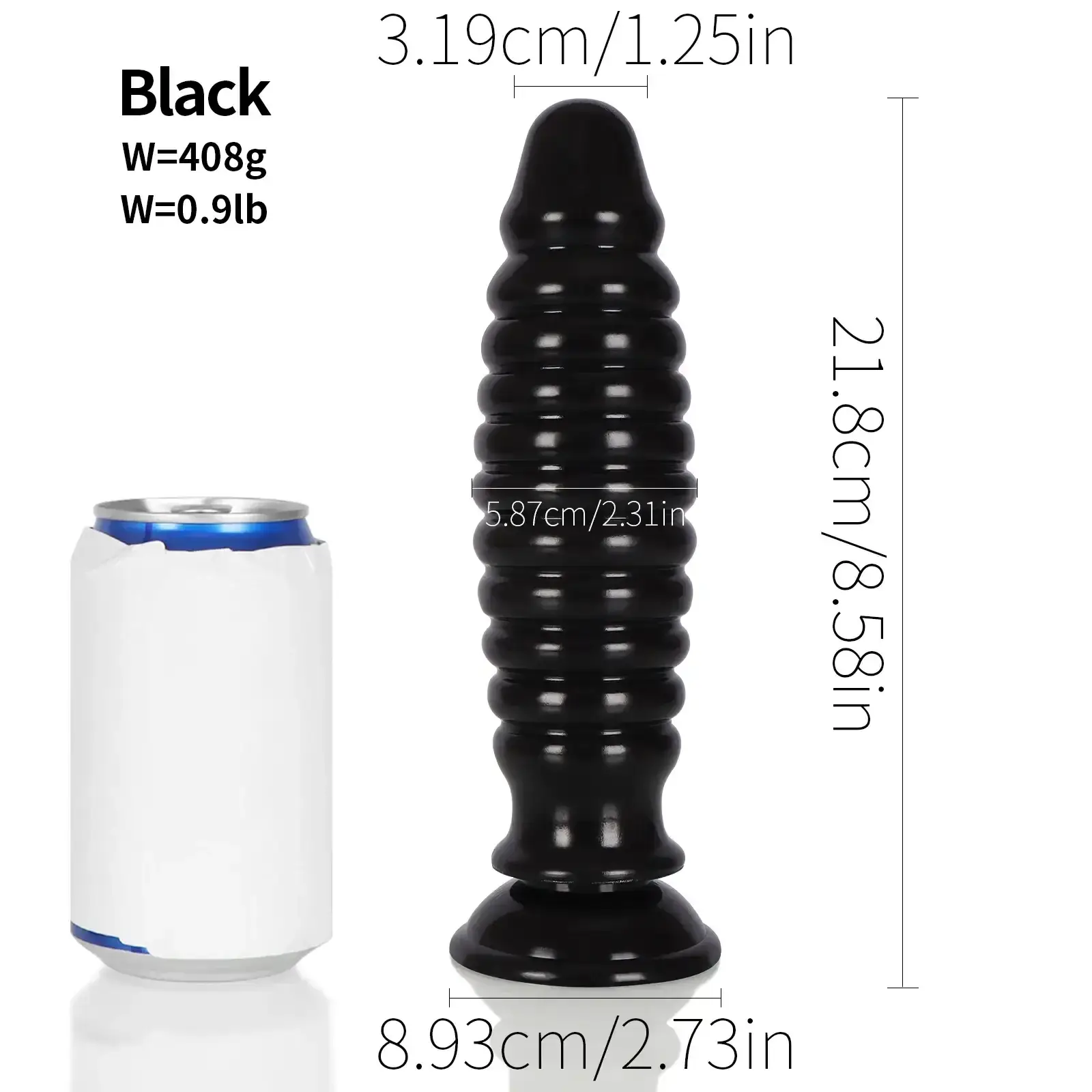 plug anal grande silicona suave