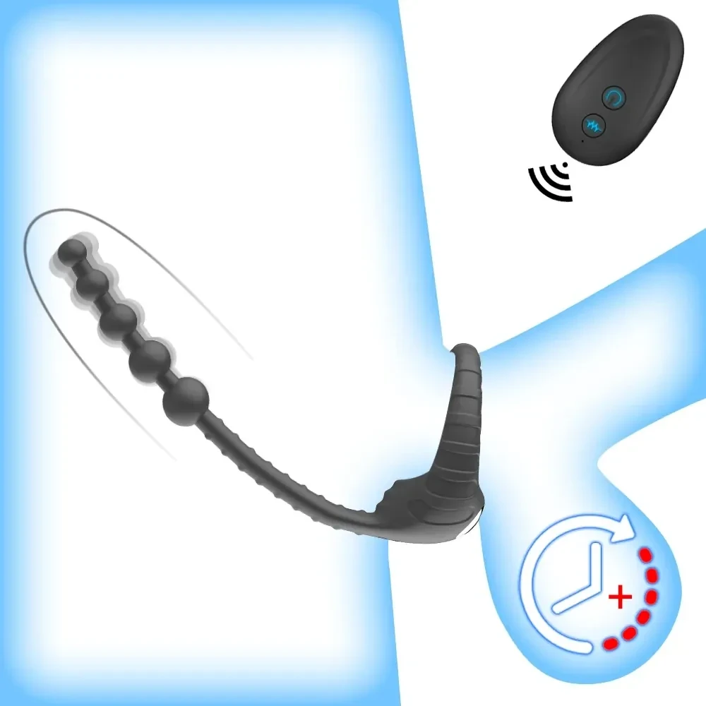 plug anal hombre silicona recargable