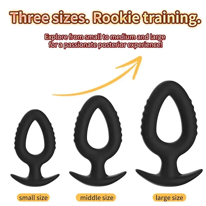 plug anal hueco silicona medica punta conica