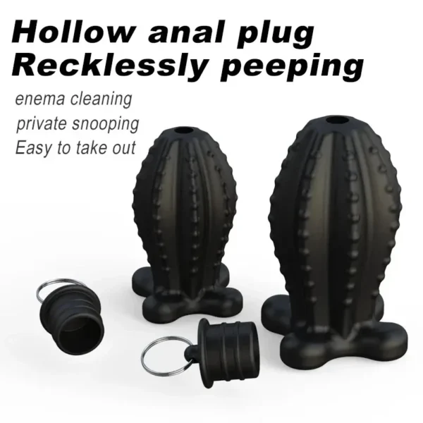 plug anal hueco silicona reutilizable