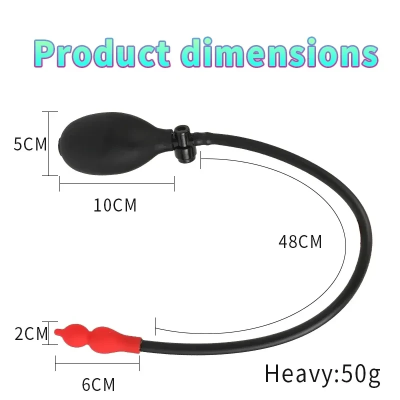 plug anal inflable inflado facil seguro