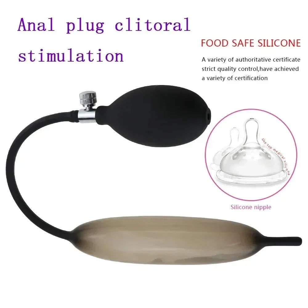 plug anal inflable para máxima expansión