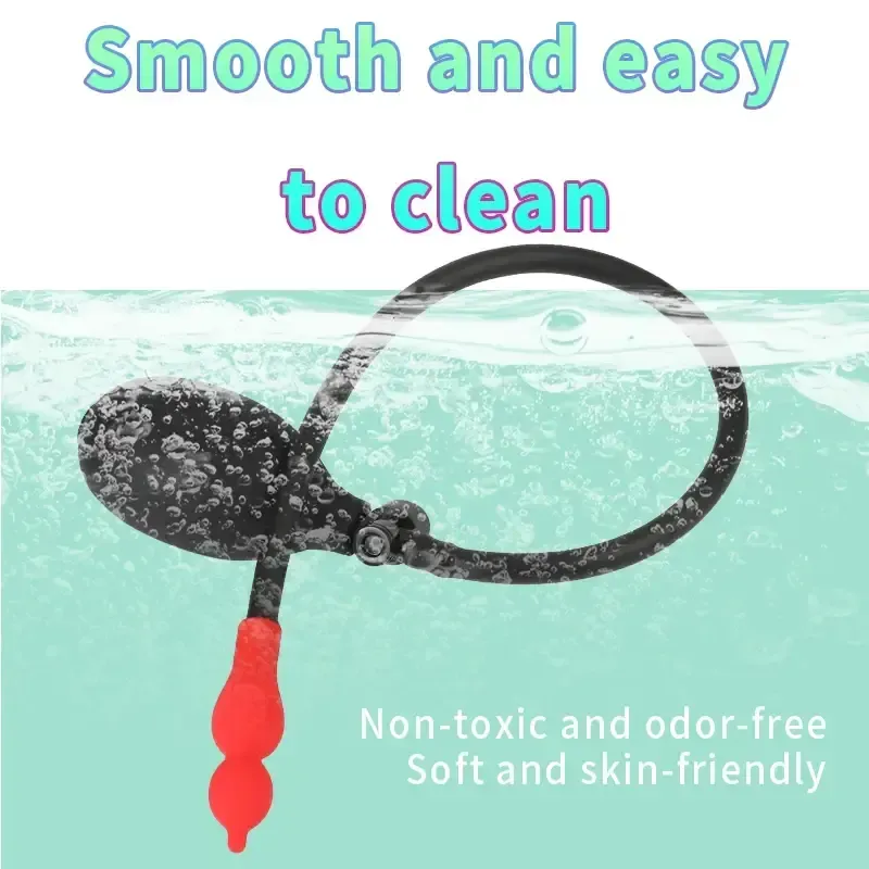 plug anal inflable sensacion de plenitud