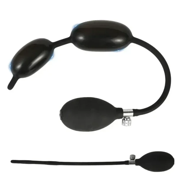 plug anal inflable silicona médica reutilizable