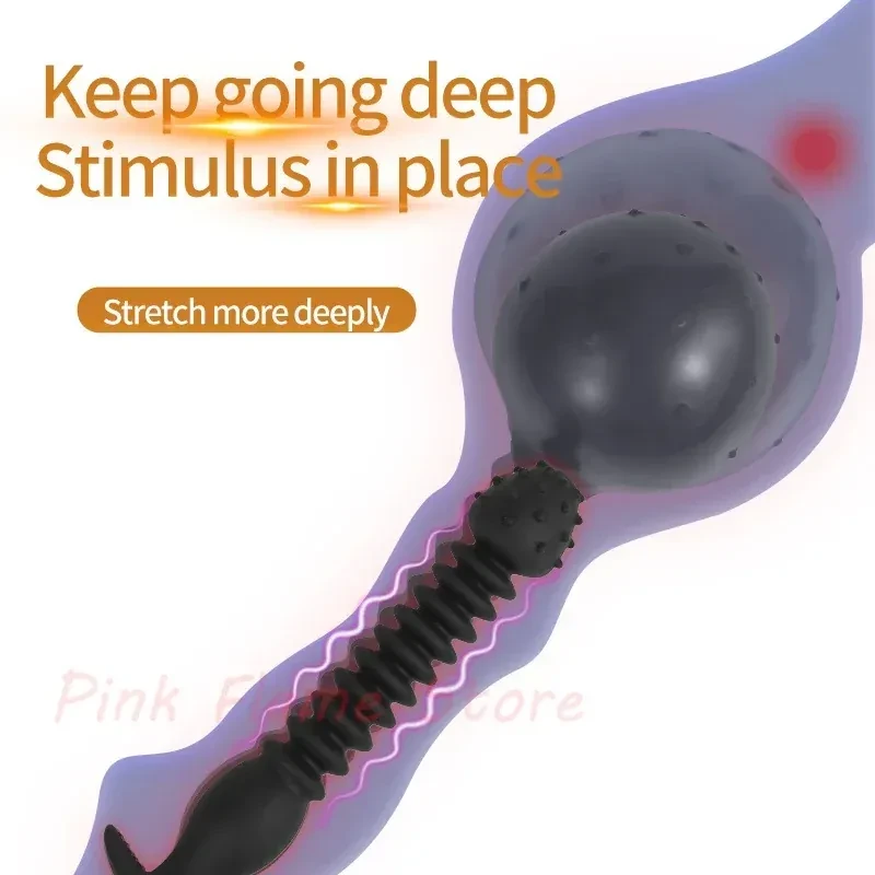 plug anal inflable silicona negra