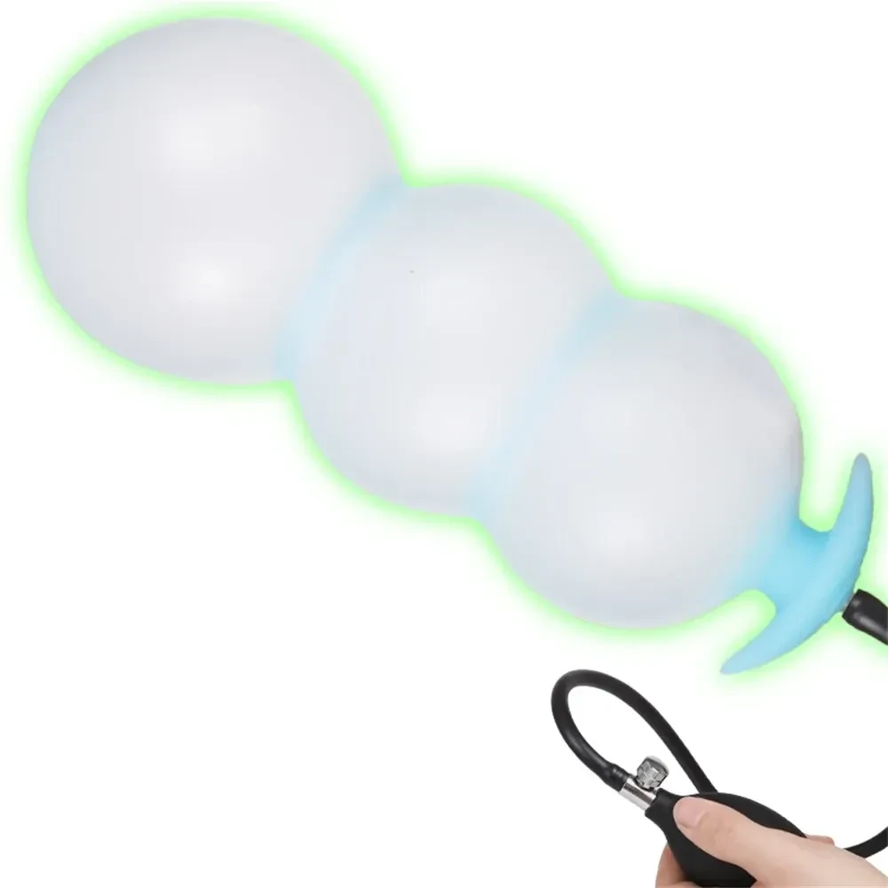plug anal inflable silicona suave 1