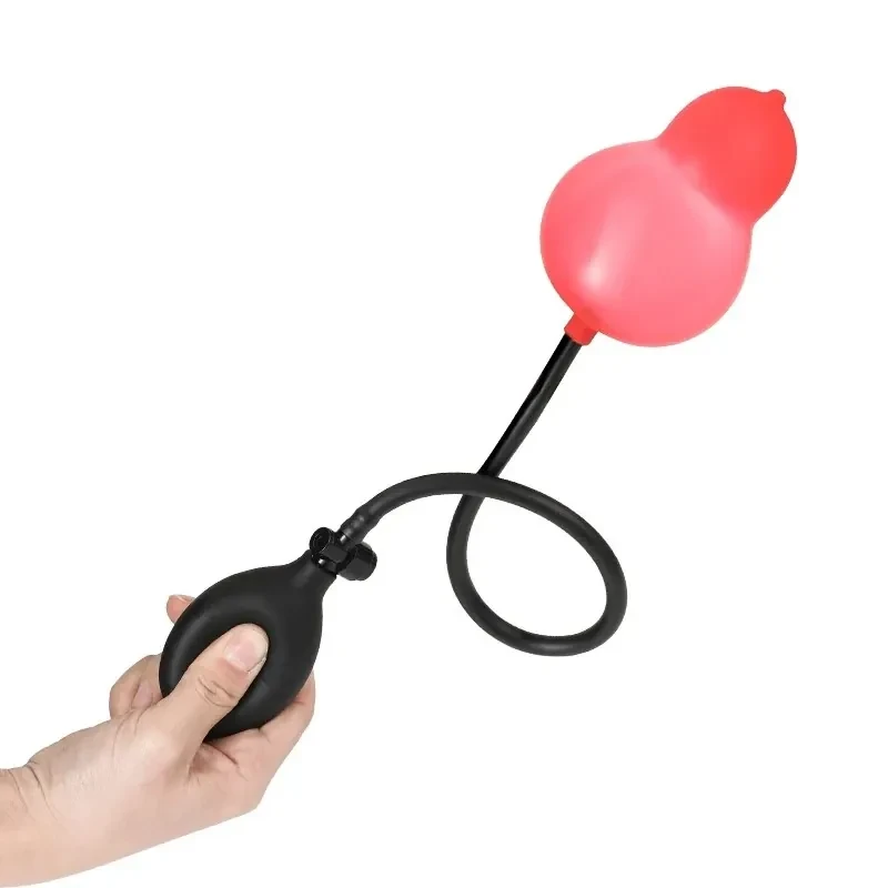 plug anal inflable texturizado para placer