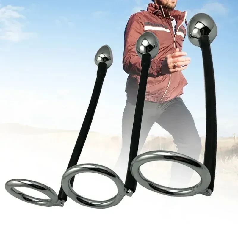 plug anal metal con anillo ergonomico