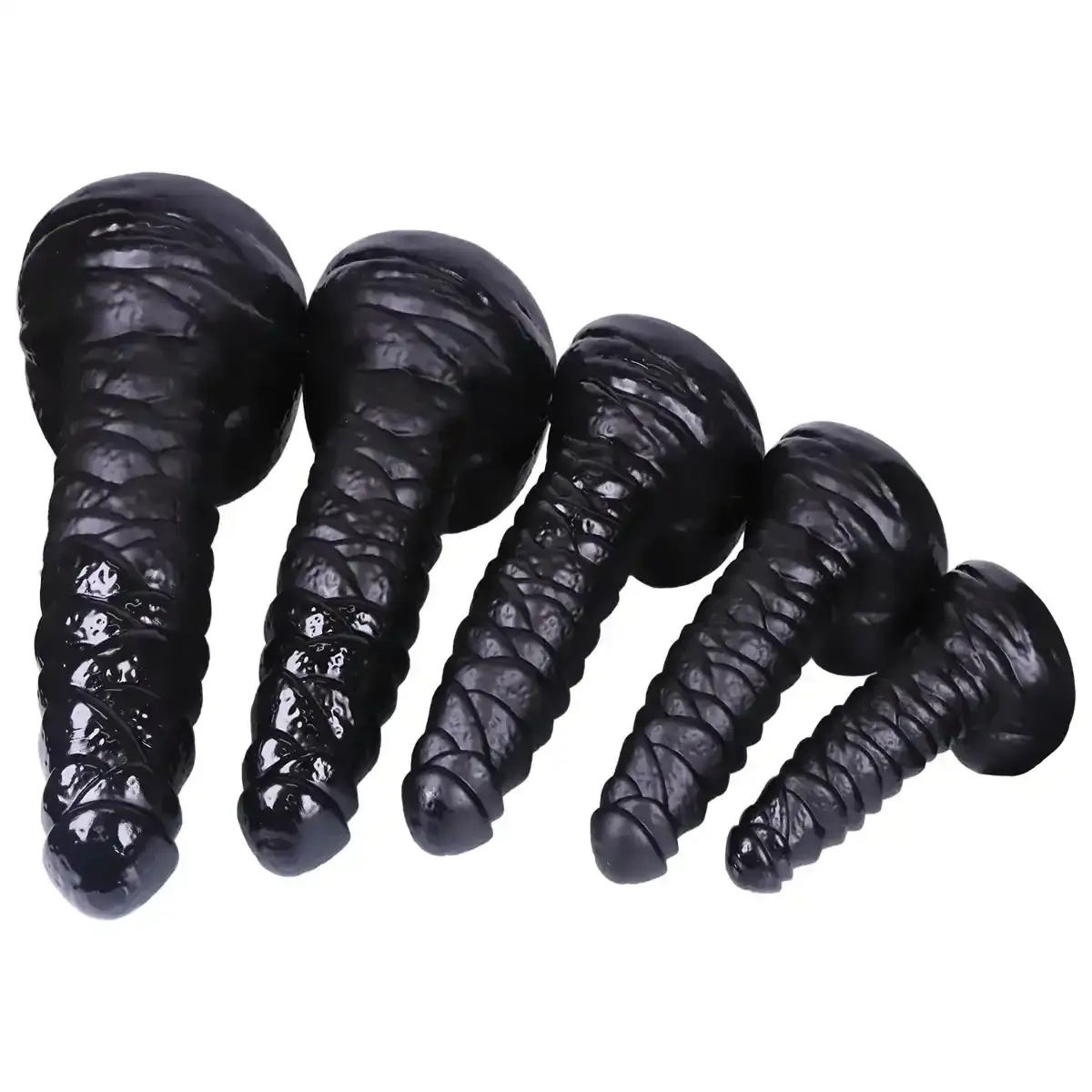 plug anal negro grande de plastico