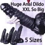 plug anal negro grande forma fantasía