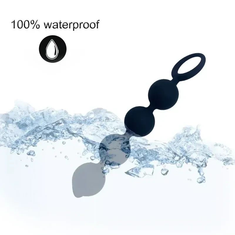 plug anal negro silicona para mujer