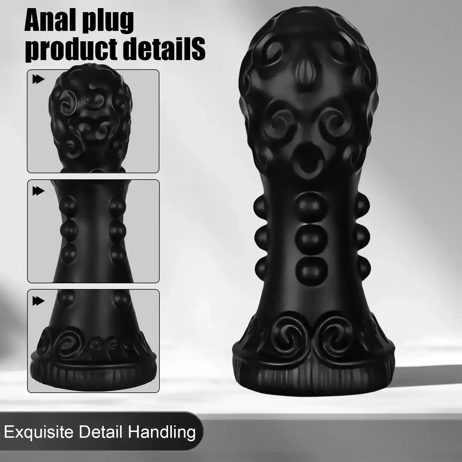 plug anal plastico liso no poroso