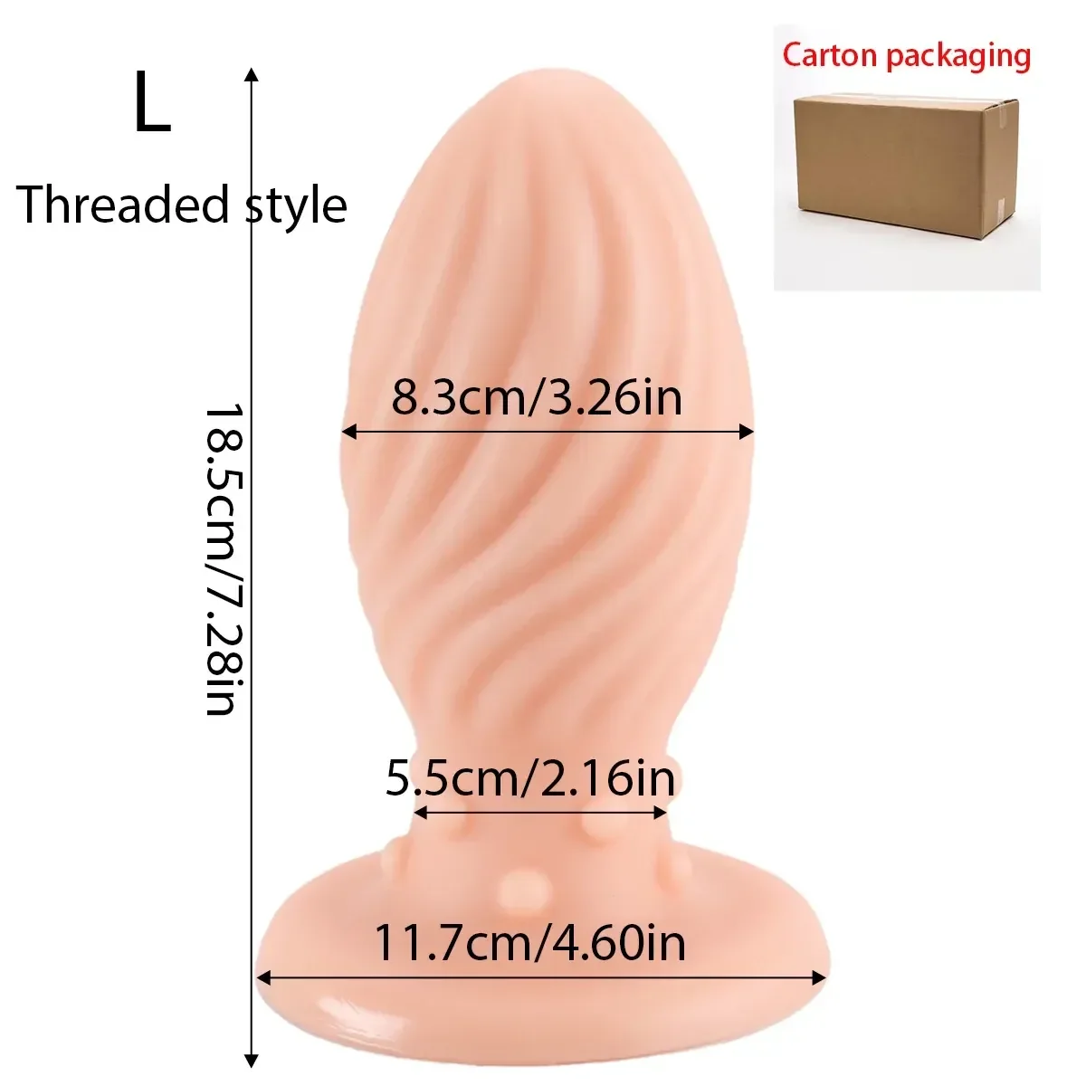 plug anal pvc entrenamiento progresivo