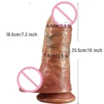 plug anal realista silicona médica flexible