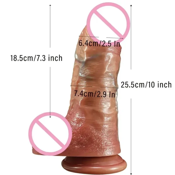 plug anal realista silicona médica flexible