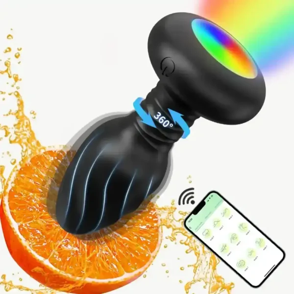 plug anal recargable con diseño ergonómico