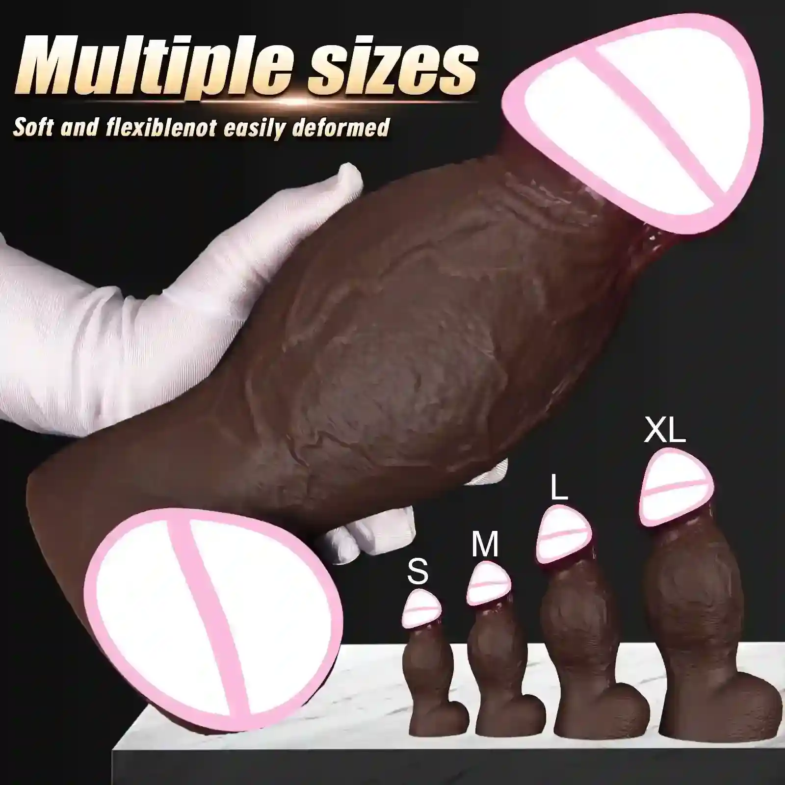 plug anal silicona con base