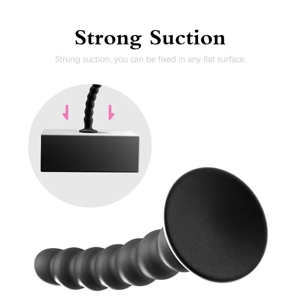 plug anal silicona con tiras