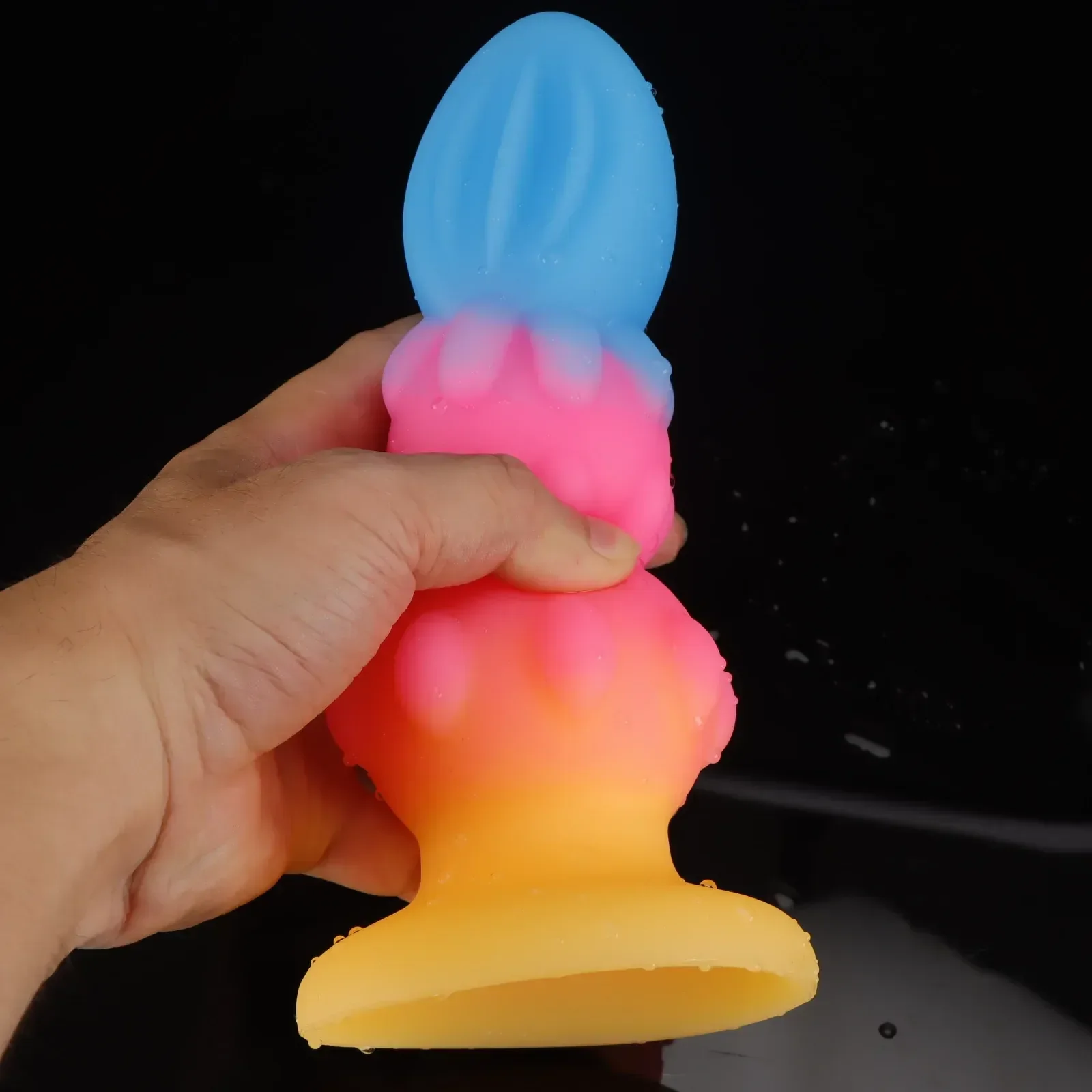 plug anal silicona luminiscente pequeno