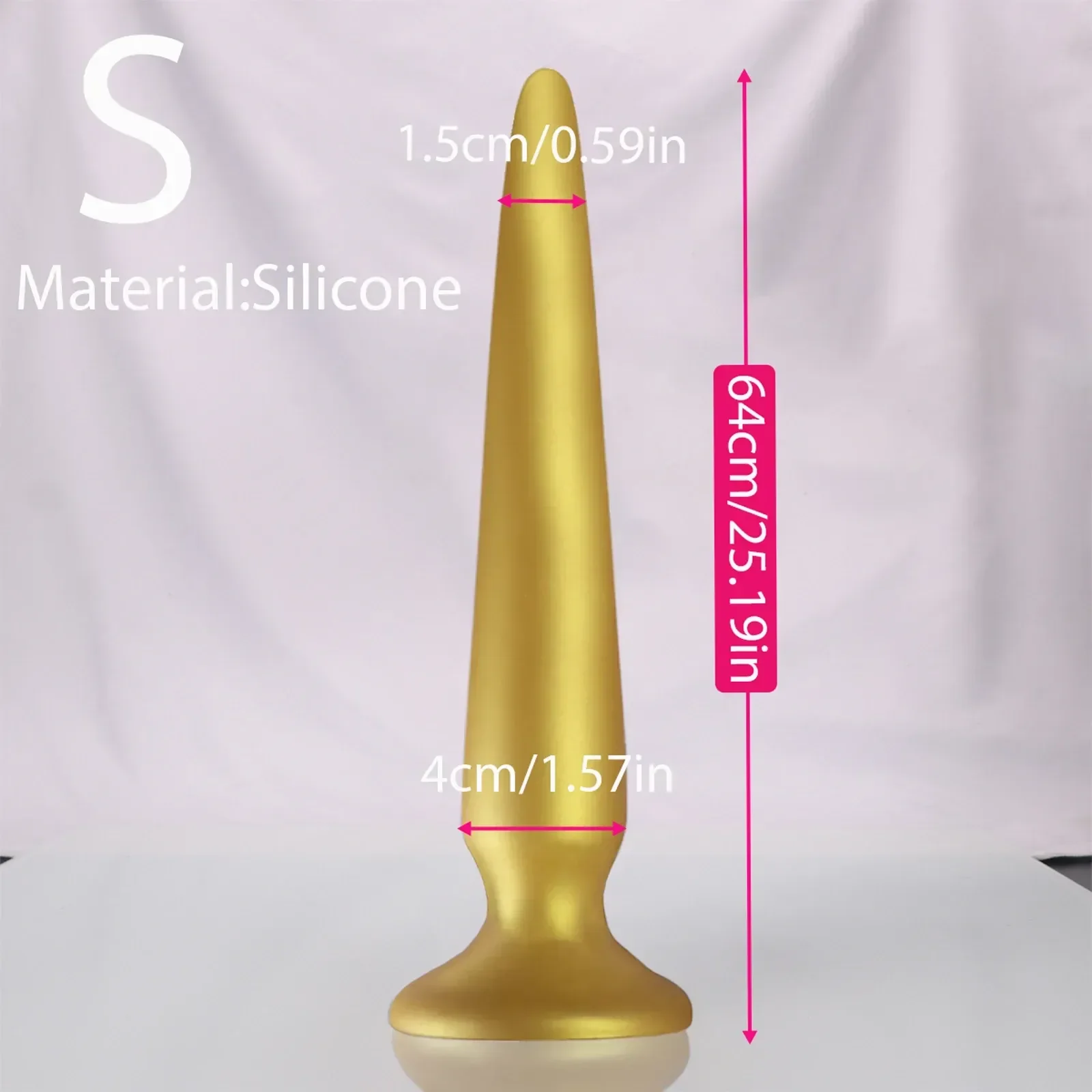 plug anal silicona medica extra grande