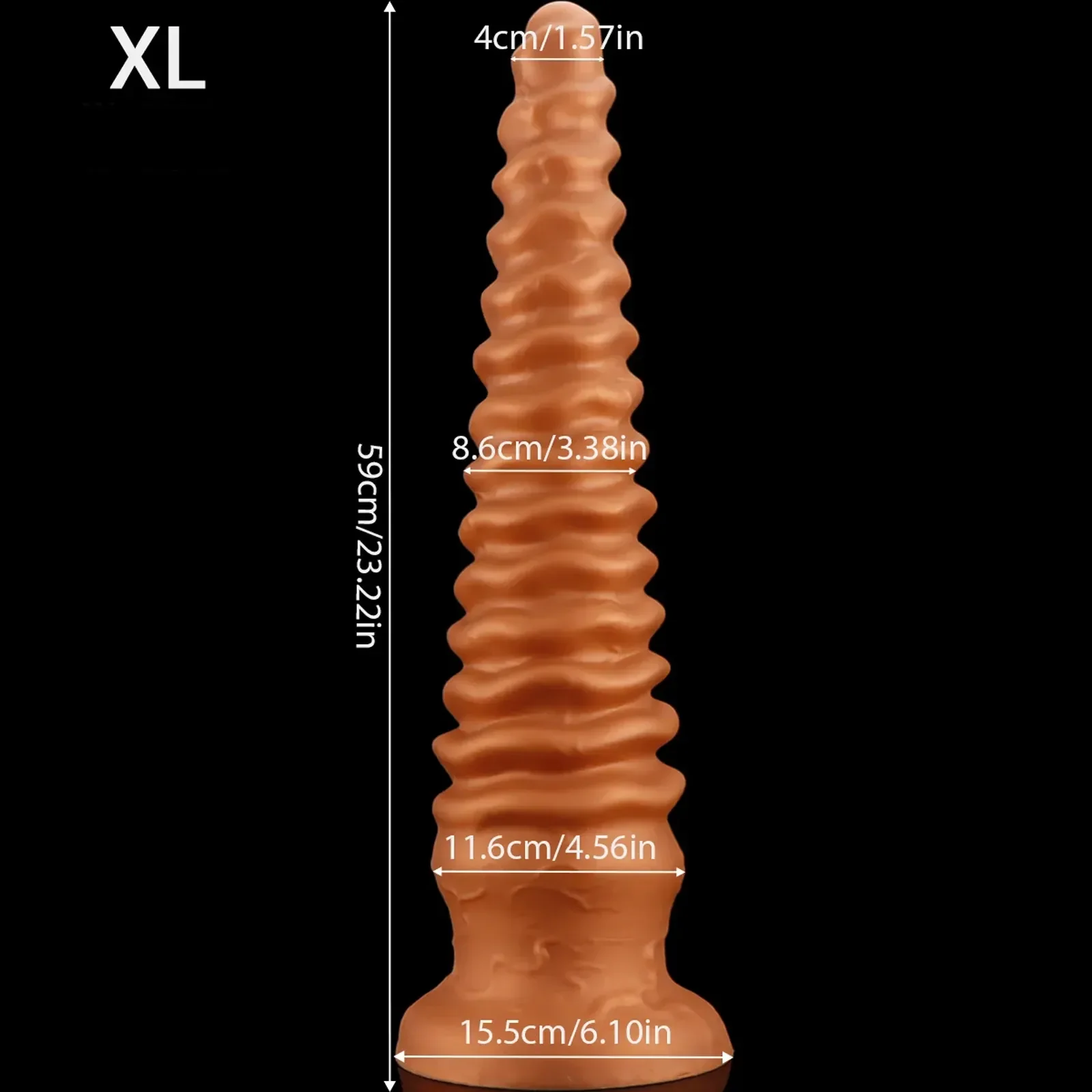 plug anal silicona medica grande 1