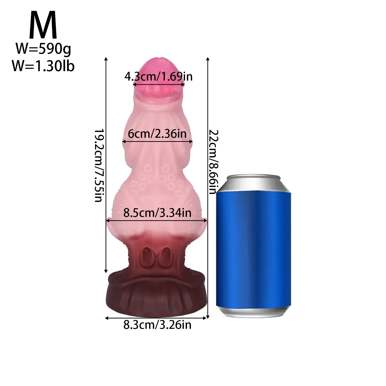 plug anal silicona medica grande