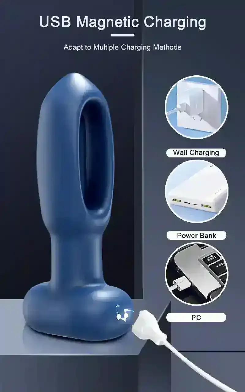 plug anal silicona medica impermeable 3