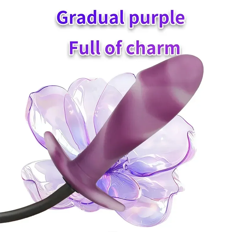 plug anal silicona medica inflable adaptable