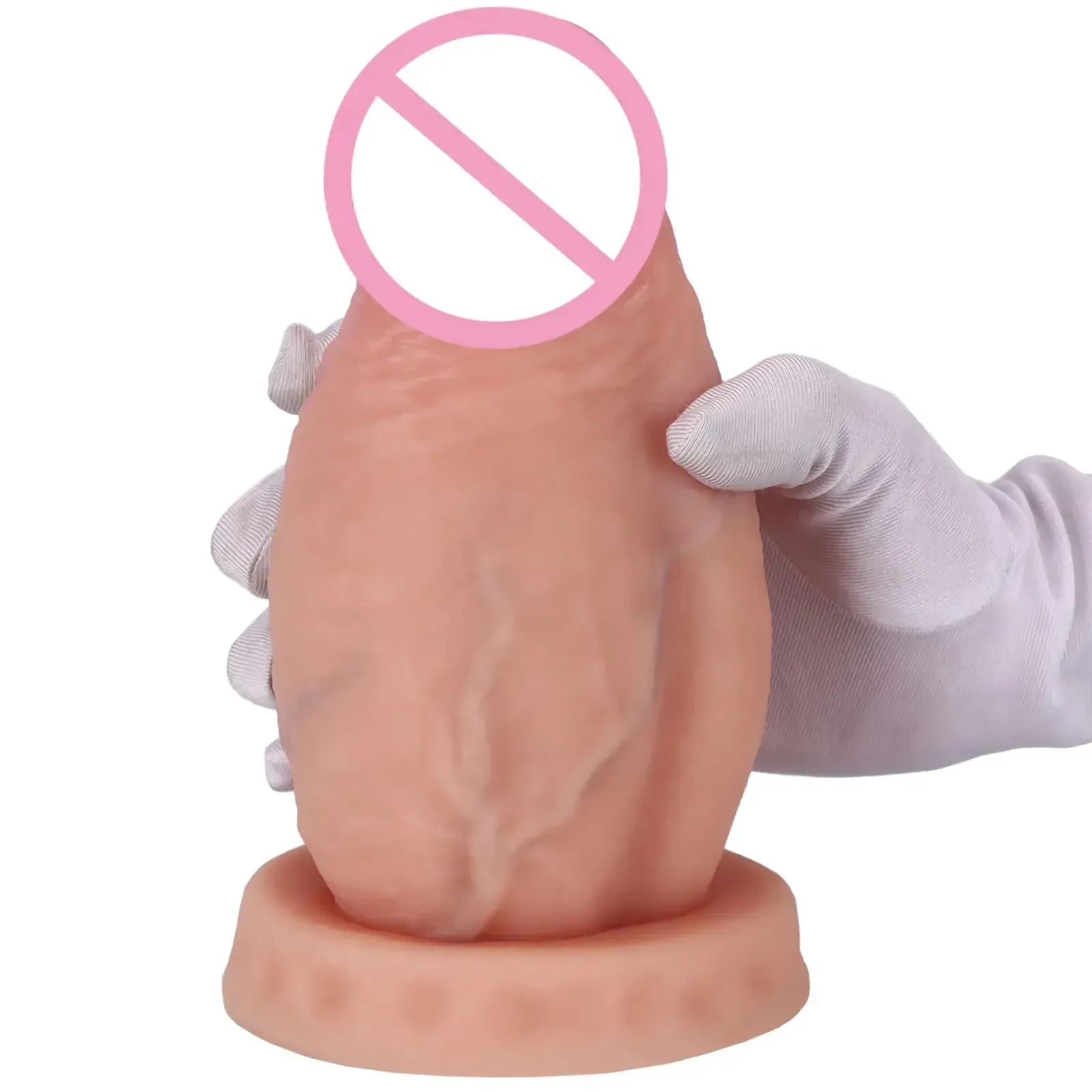 plug anal silicona médica realista prolongado