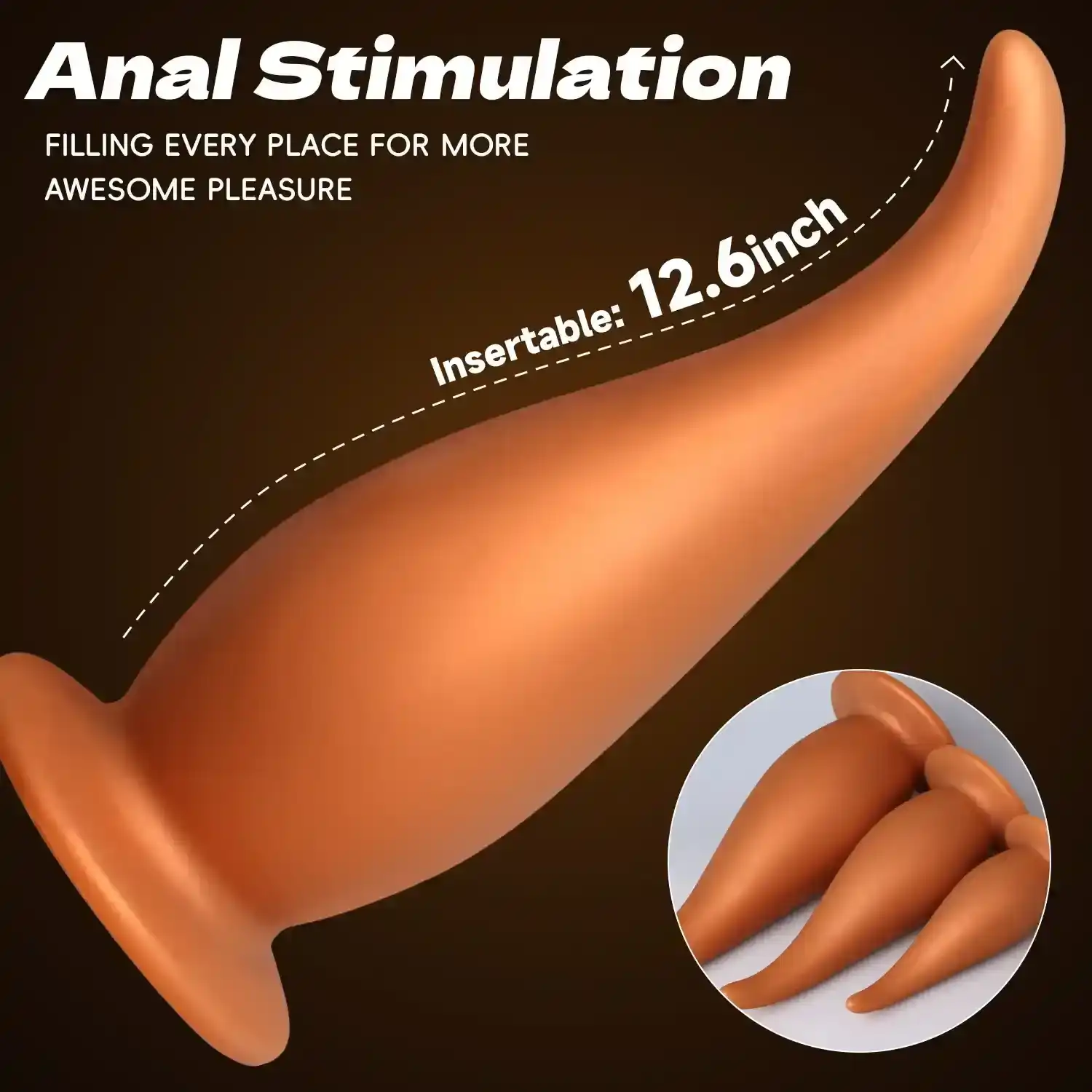 plug anal silicona medica tamano grande 4