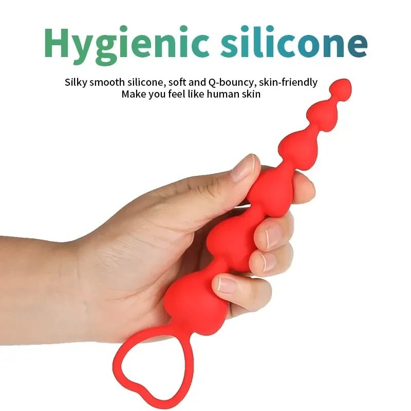 plug anal silicona medica tamano progresivo