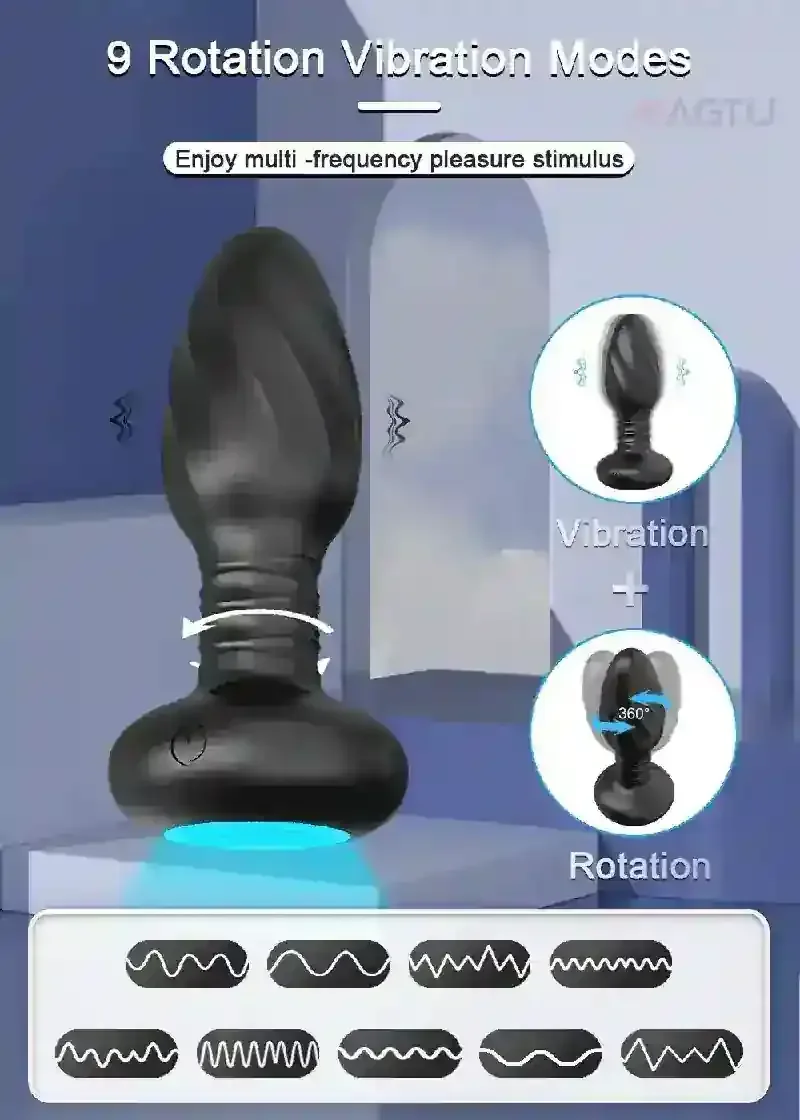 plug anal silicona medica vibracion