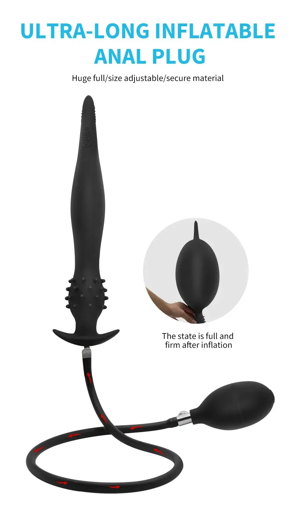 plug anal silicona para dilatacion