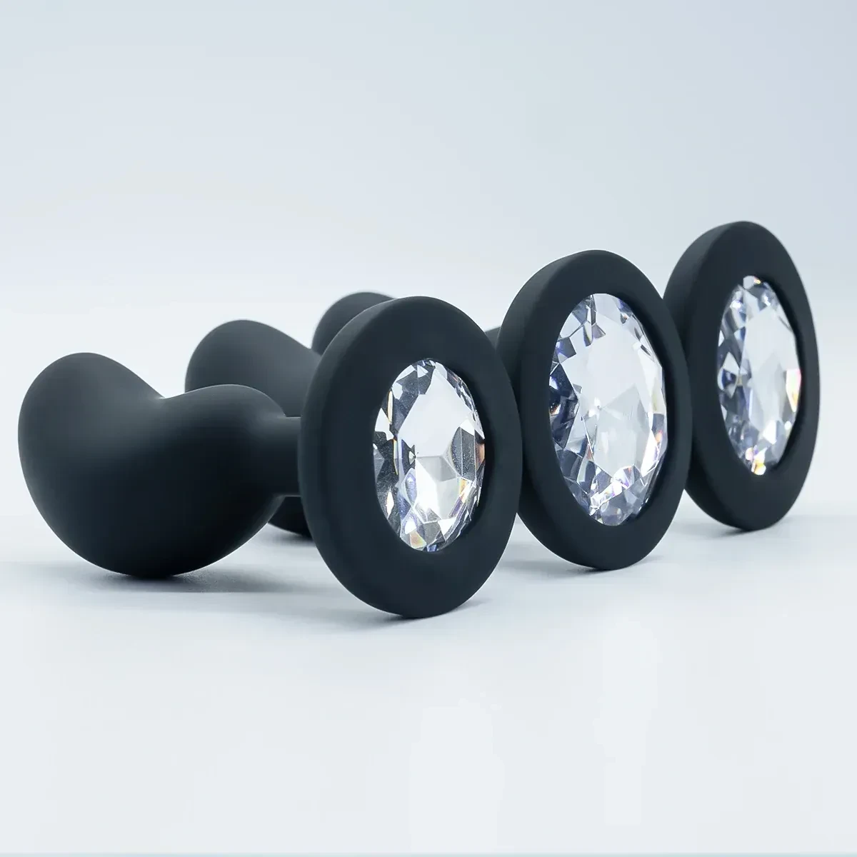 plug anal silicona suave color negro