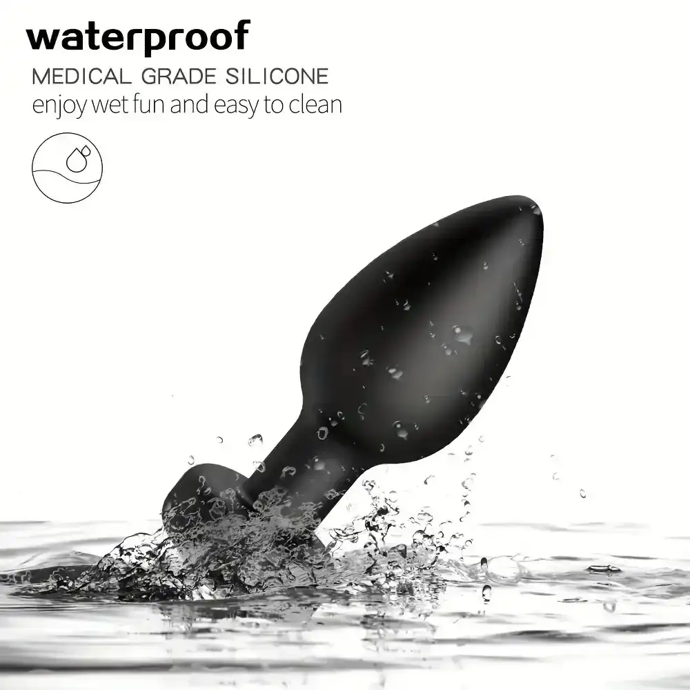 plug anal silicona suave ergonomico