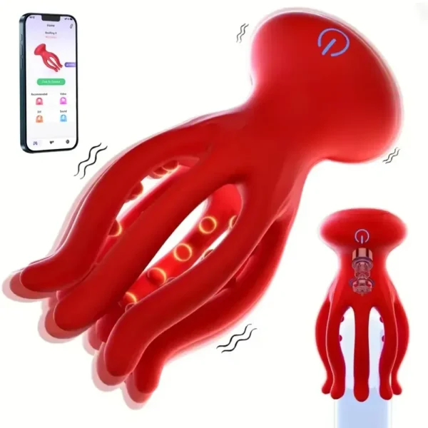 plug anal tentáculo silicona suave