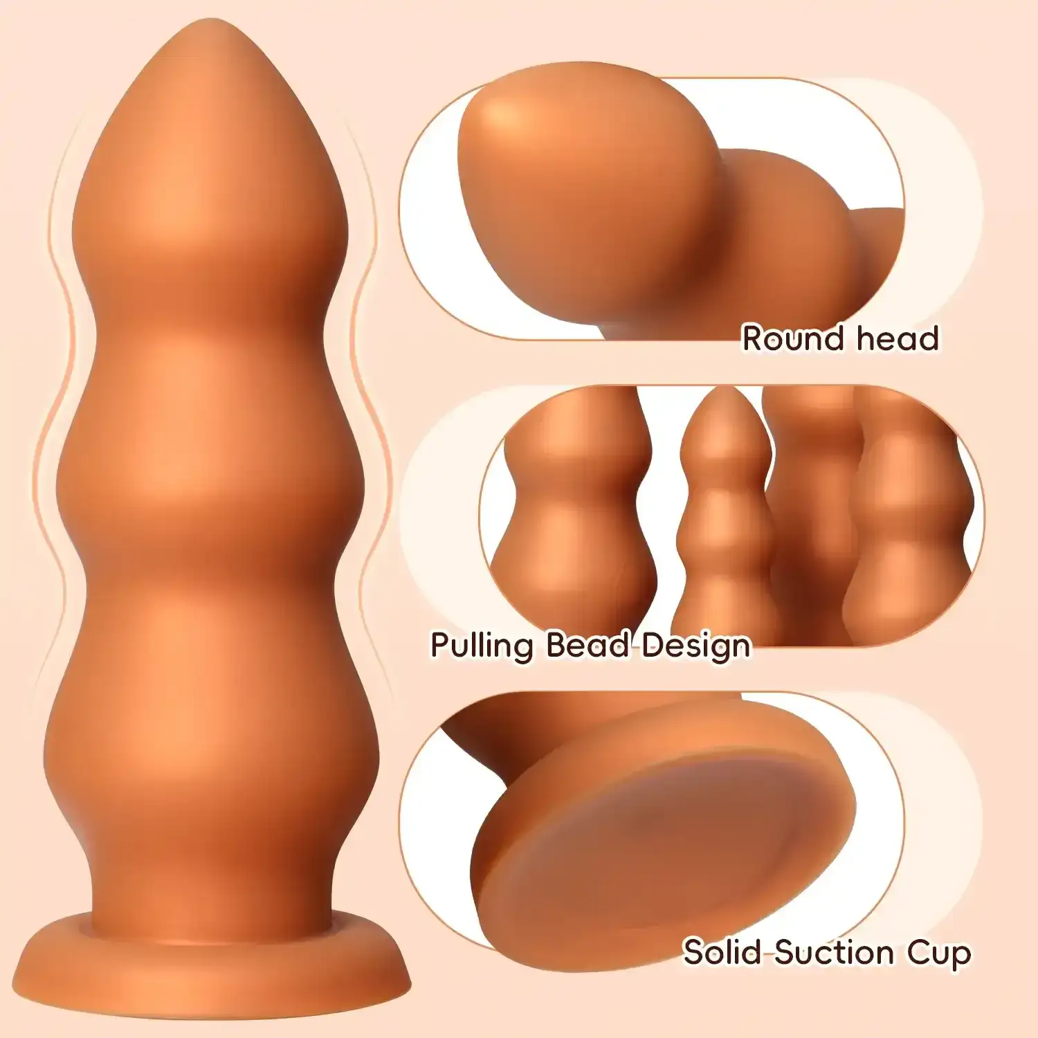 plug anal texturizado con cuentas 1