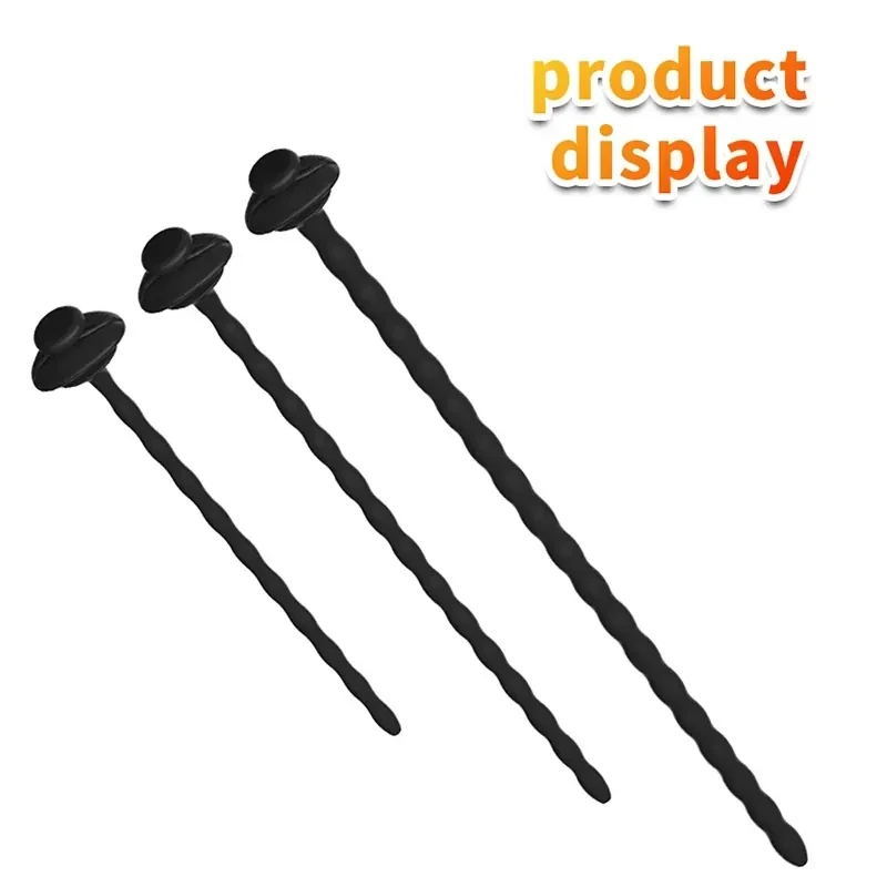 plug anal uretral silicona negra