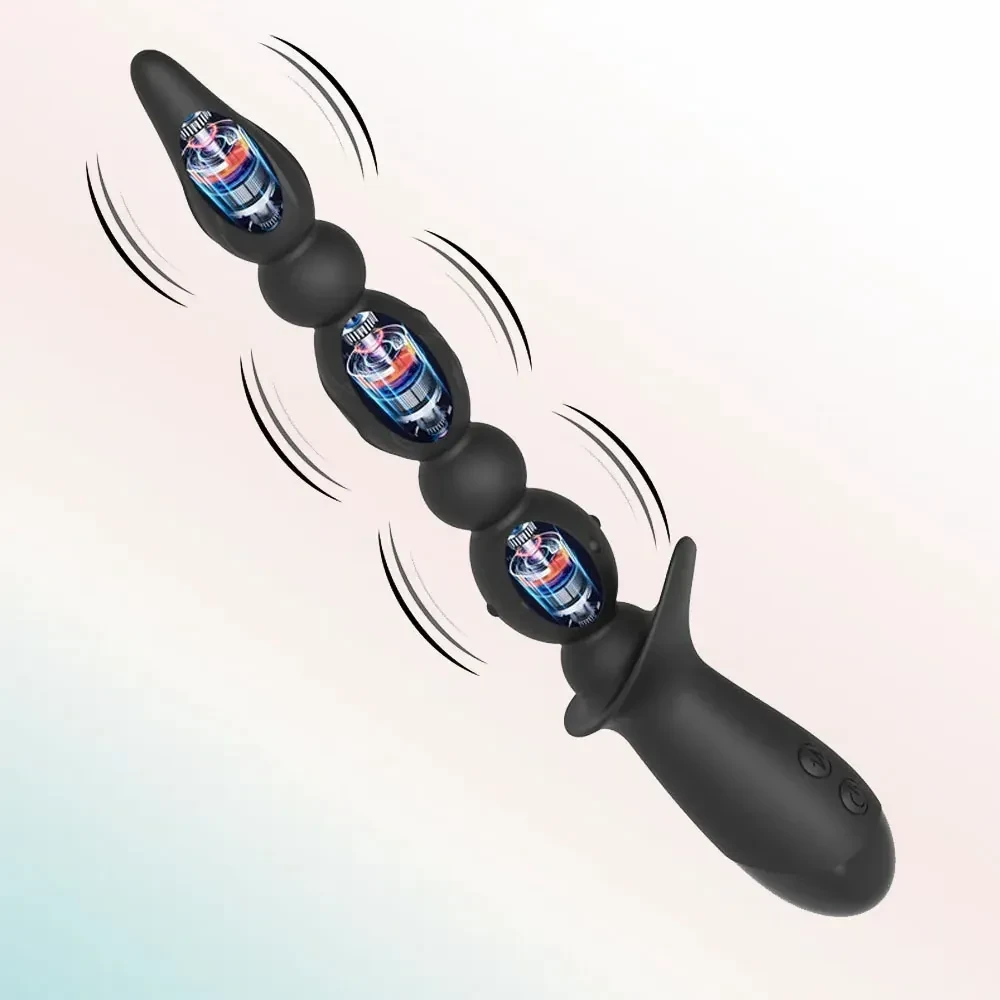 plug anal vibrador con diez modos