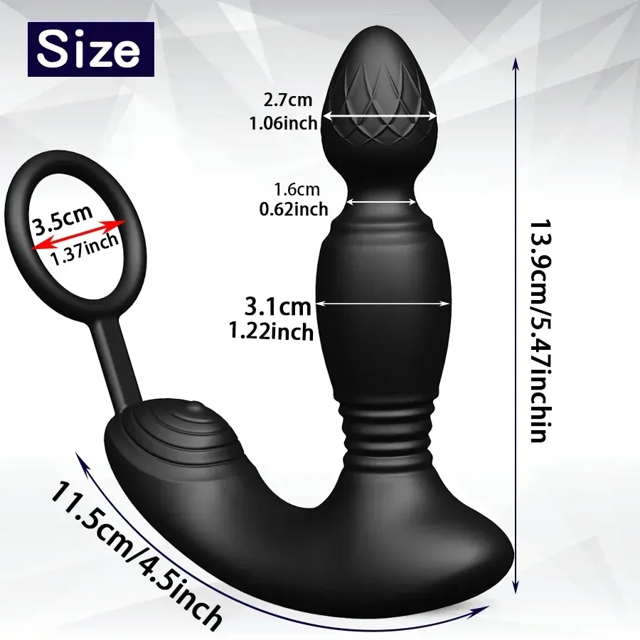 plug anal vibrante para estimulacion prostatica