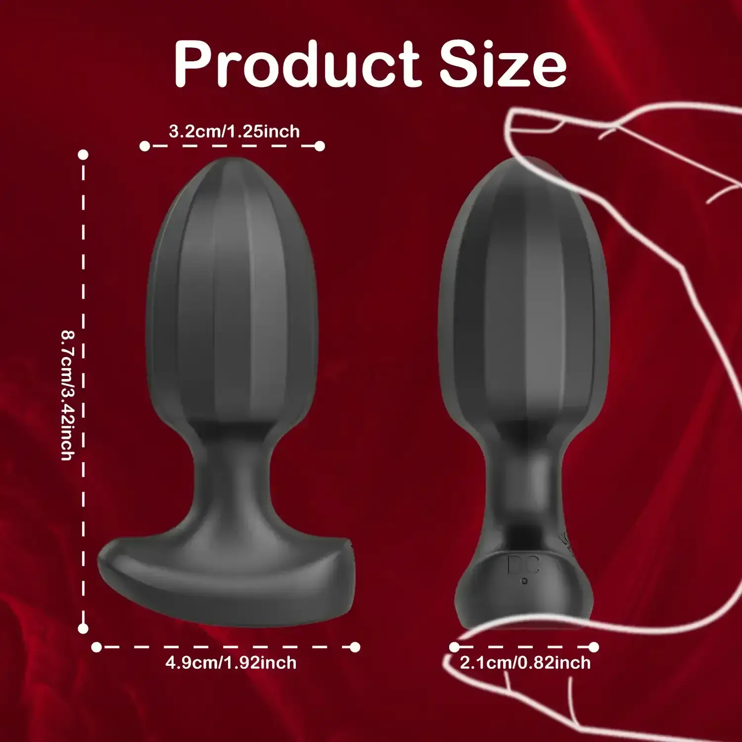 plug anal vibratorio app smartphone