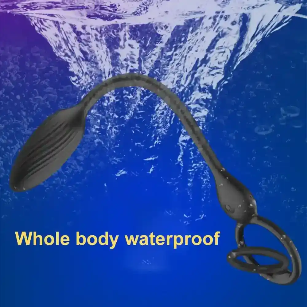 plug anal vibratorio silicona suave