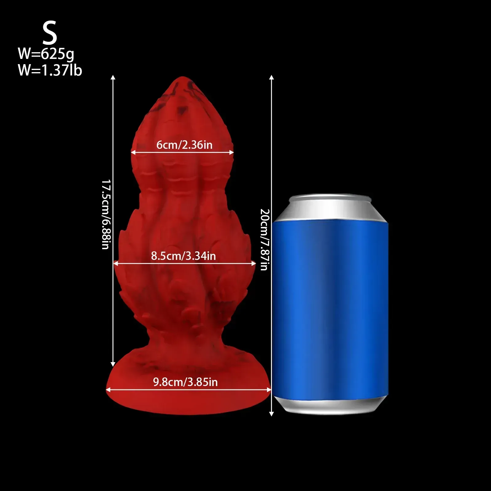 plug anal xl base ventosa