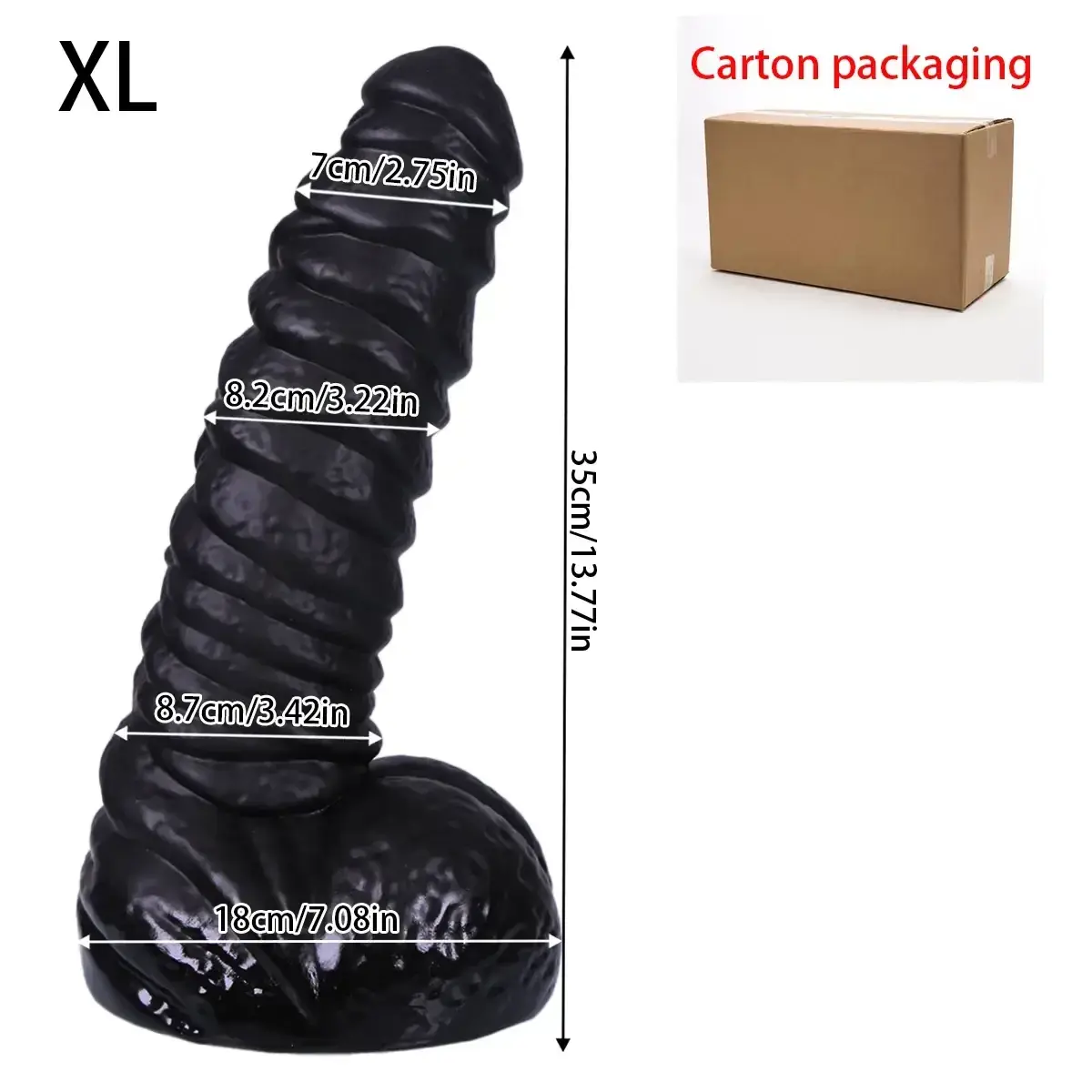 plug anal xxl de silicona negra