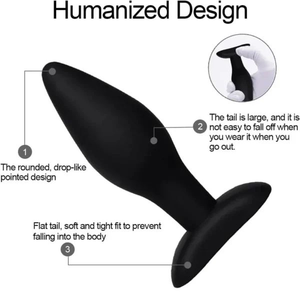 plugs anales impermeables de silicona